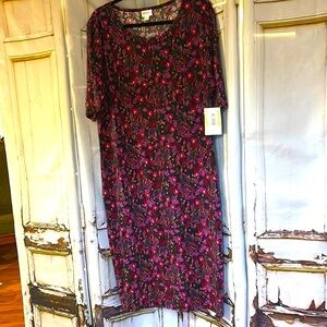 Lularoe Julia dresses 45”shoulder to hem.22pit to pit bust.
